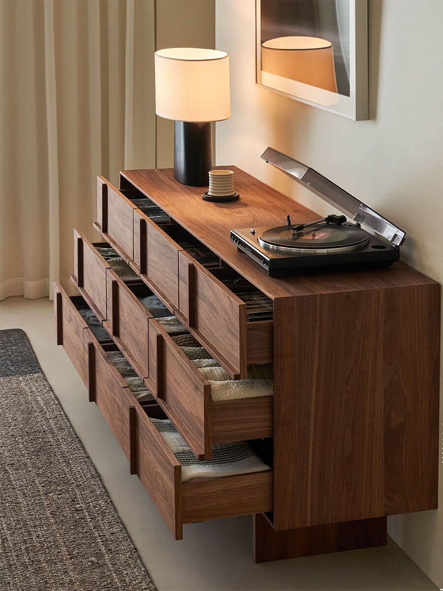 Field Chest of 9 Drawers showing spacious drawer storage