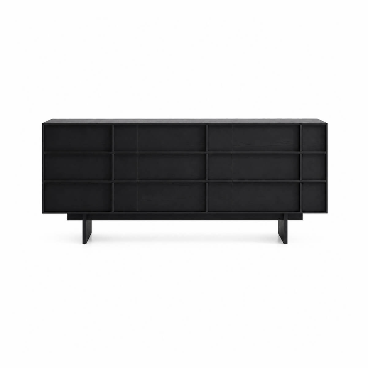 Field Sideboard black finish front view