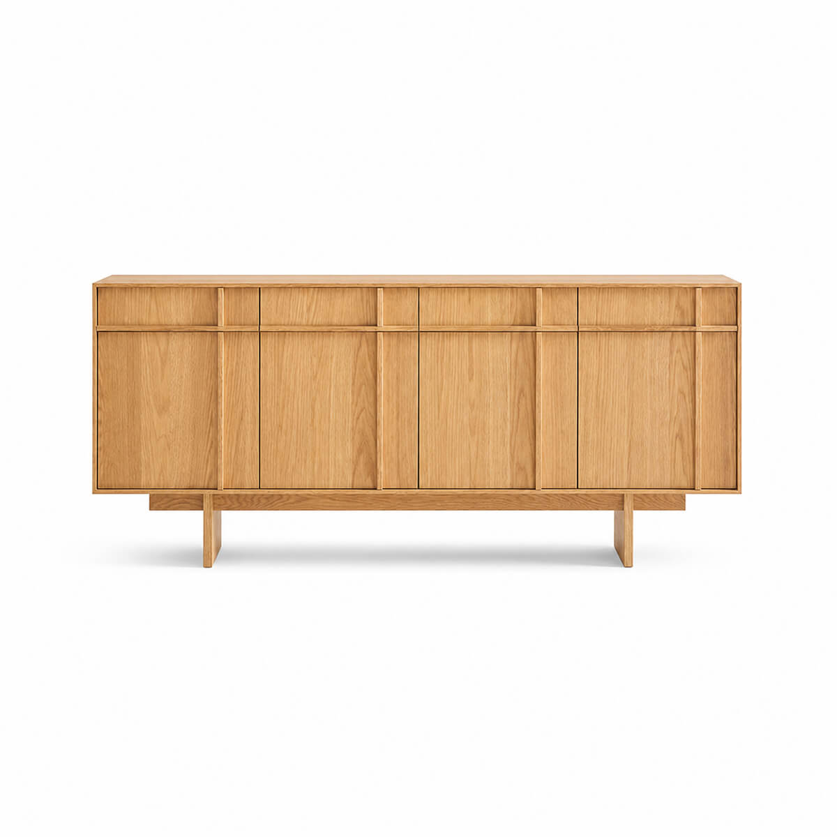 Field Sideboard natural oak finish front view
