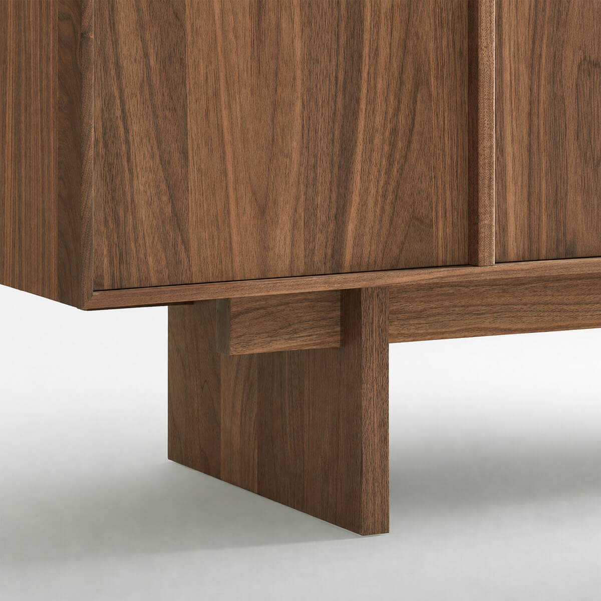 Solid timber base detail of the Field Sideboard