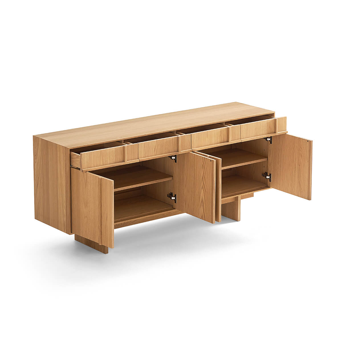 Field Sideboard showing drawers cabinets and internal storage compartments