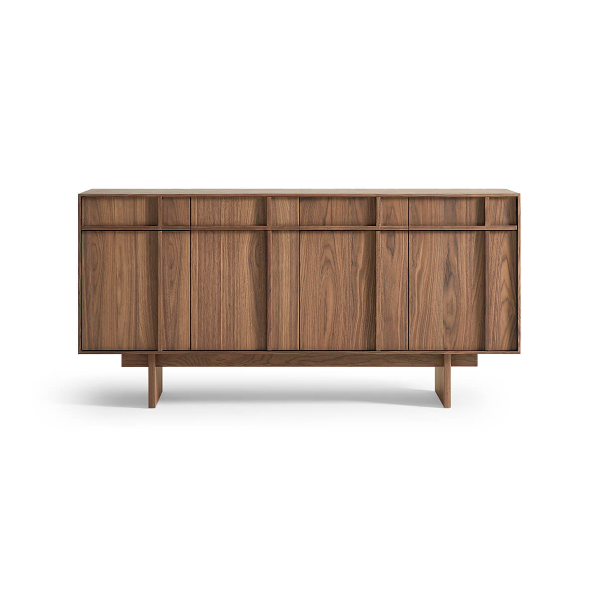 Field Sideboard walnut finish front view