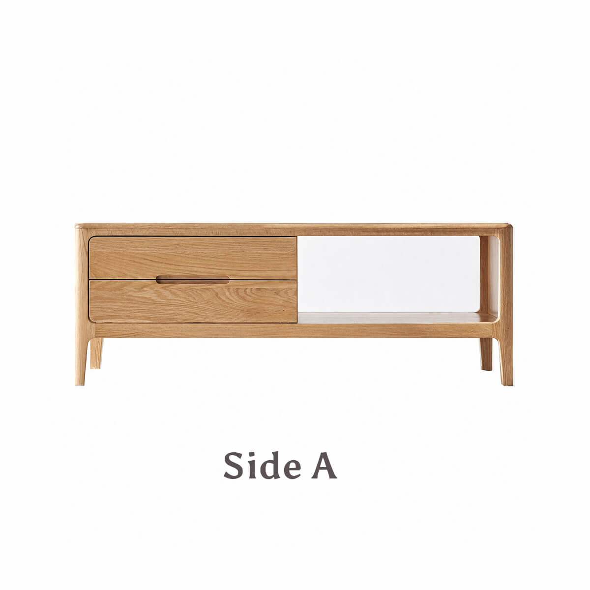 Gamo Solid Oak Coffee Table in solid oak front view
