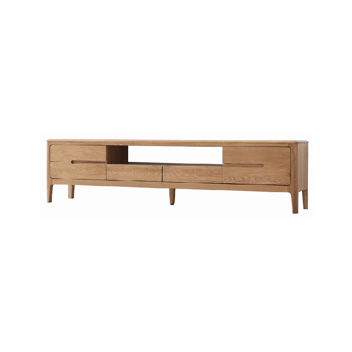 Gamo Solid Oak TV Unit front view