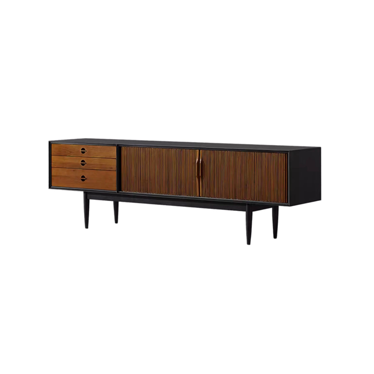 Gentle Solid Wood TV Unit-B