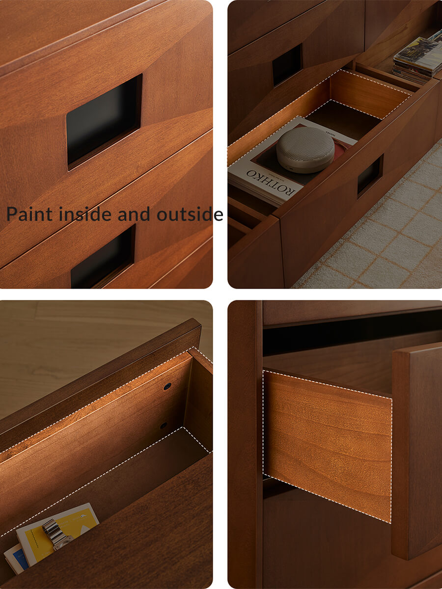 Craftsmanship details of the Gentle Chest of Drawers