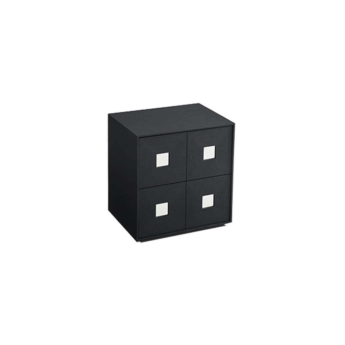 Gentle Modular Cabinet single module in black finish