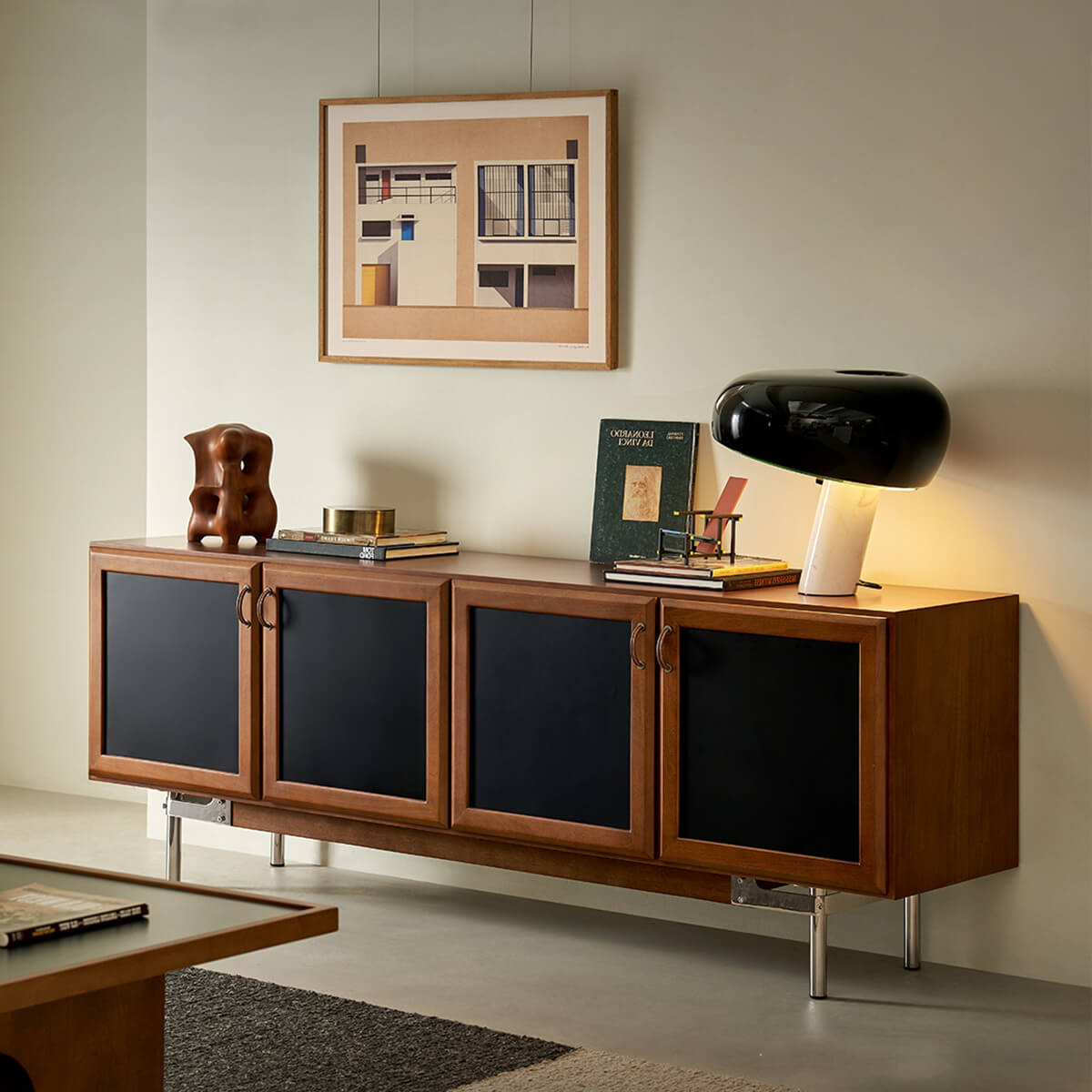 Gentle Ribbon TV Unit use as living room cabinet