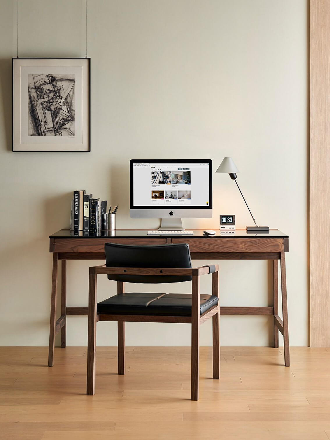 Glenn Solid Walnut Desk
