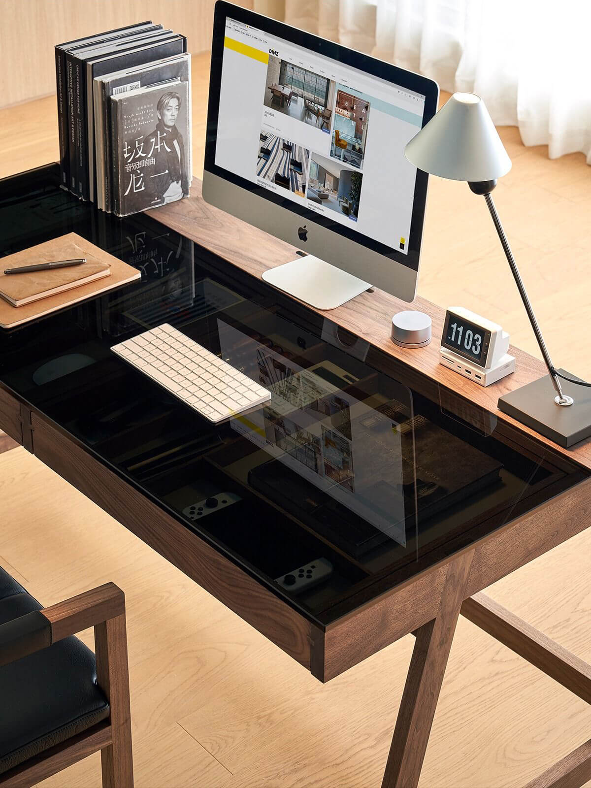 Glenn Solid Walnut Desk