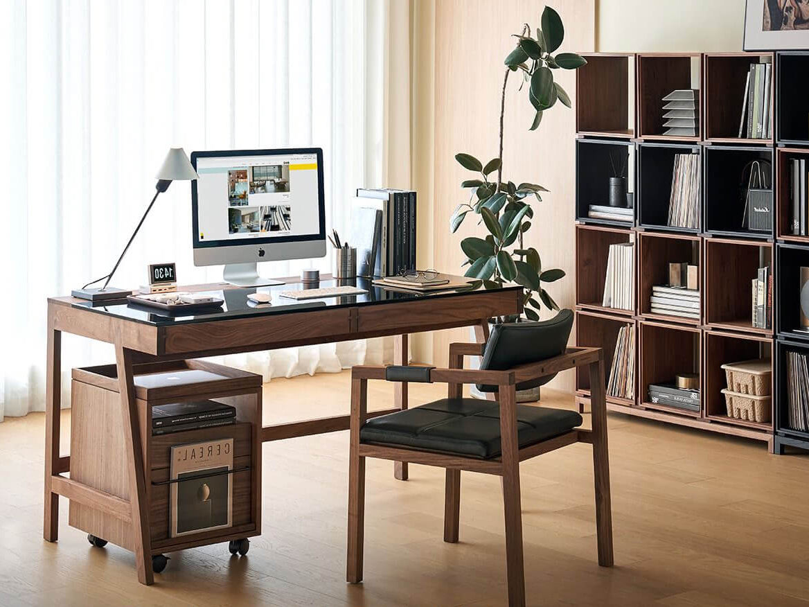 Glenn Solid Walnut Desk