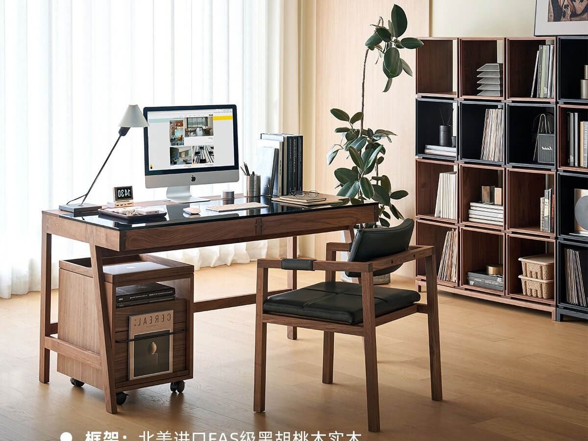 Glenn Solid Walnut Desk
