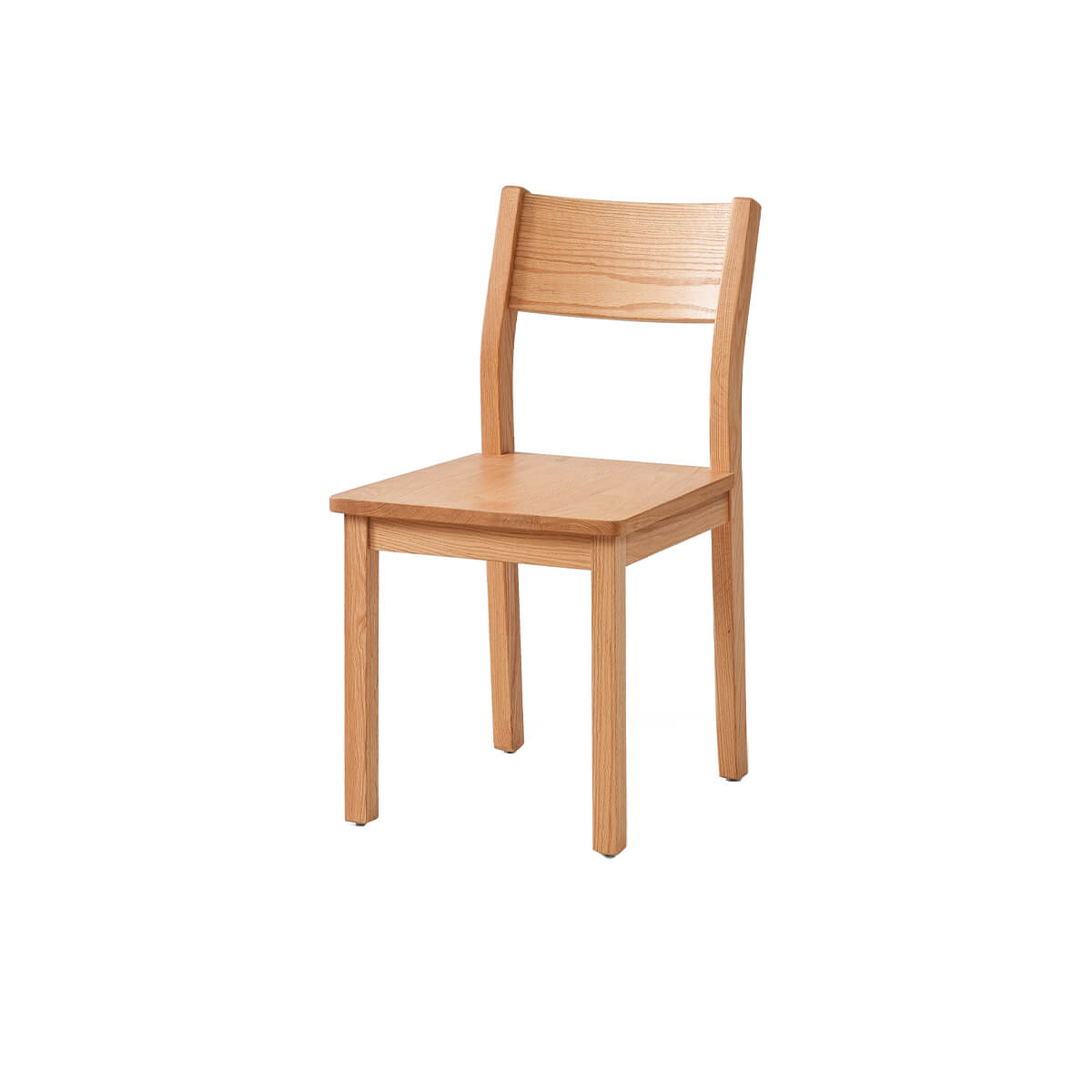 Front view of Griffen Solid Oak Dining Chair
