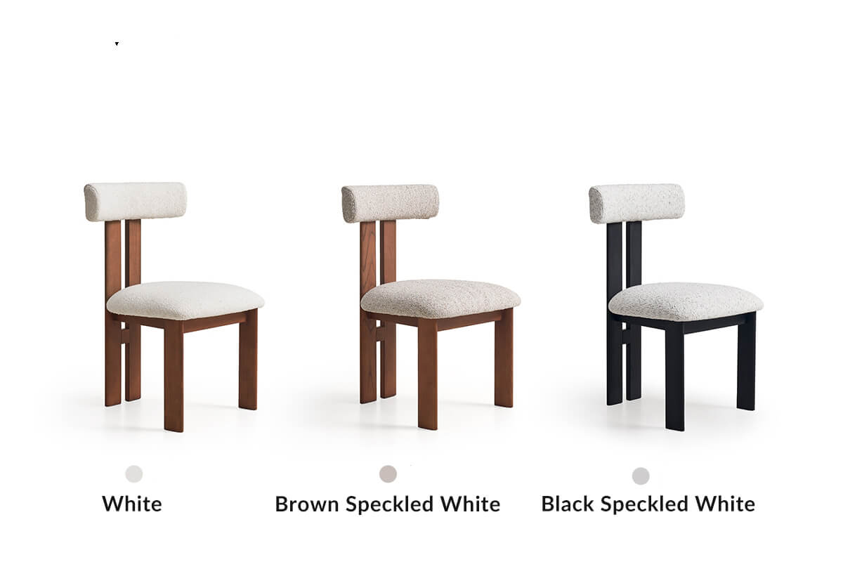 Available colour combinations for Hannah dining chair