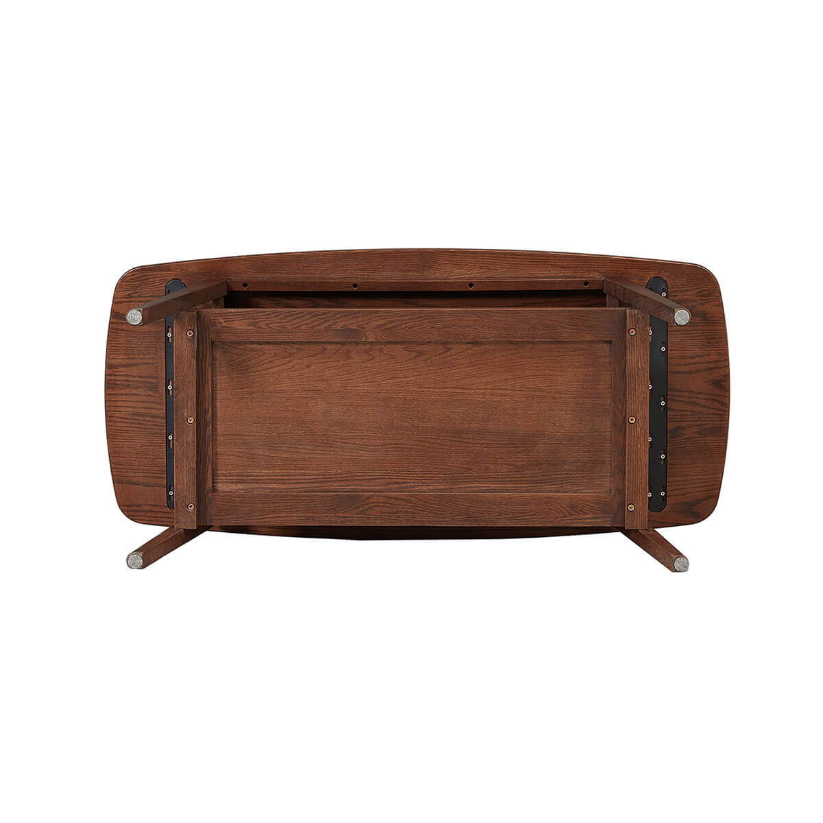 Underside construction of the Harlow Solid Oak Coffee Table