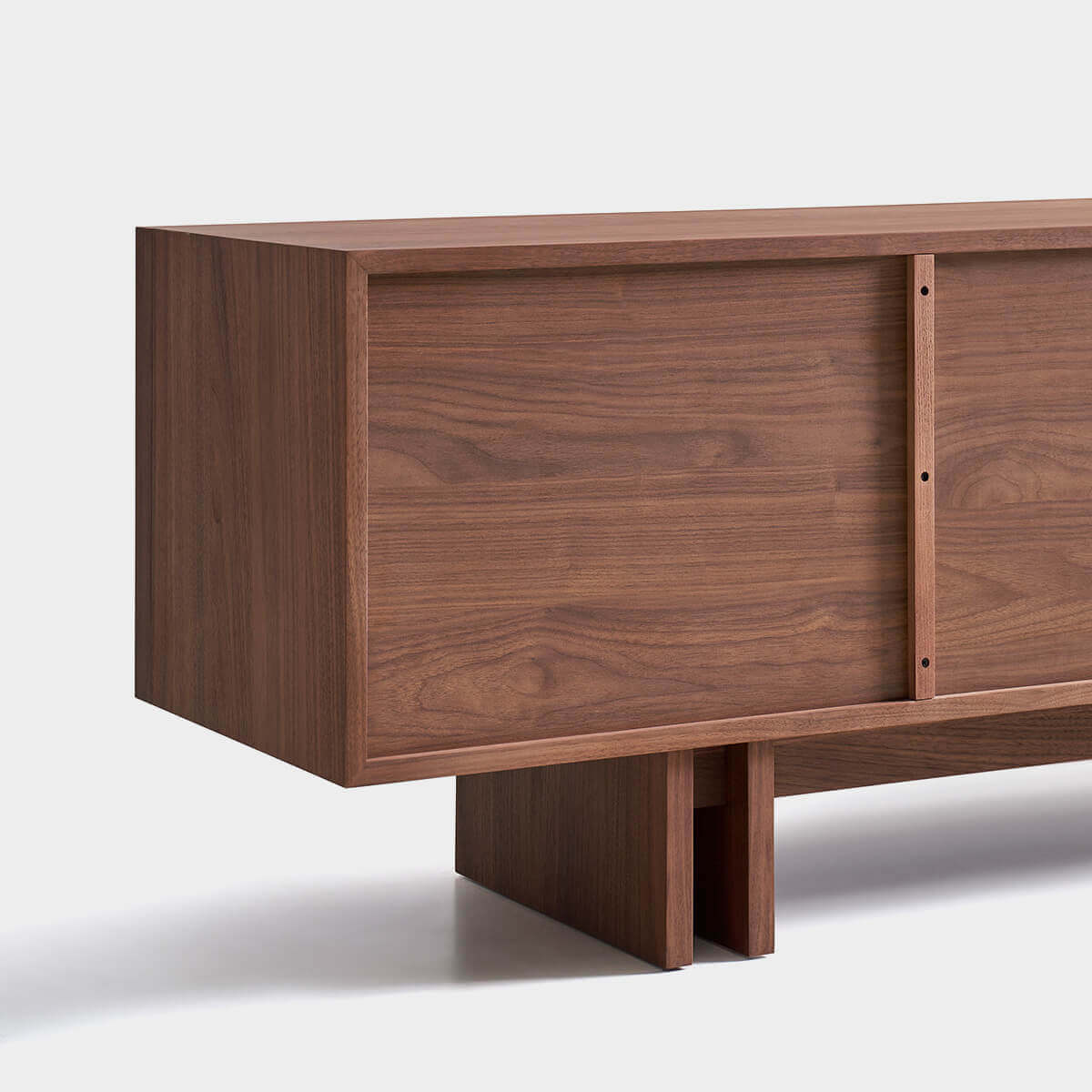 Hayley Walnut TV Unit rear panel view