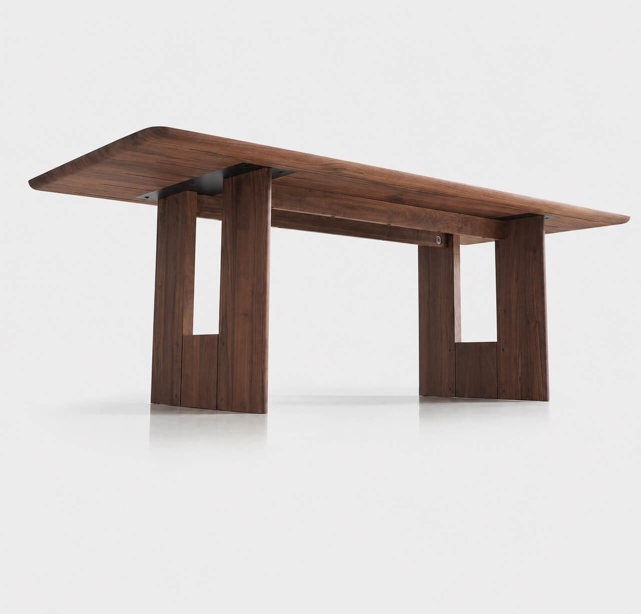 Construction Detail of Hudson Solid Walnut Dining Table