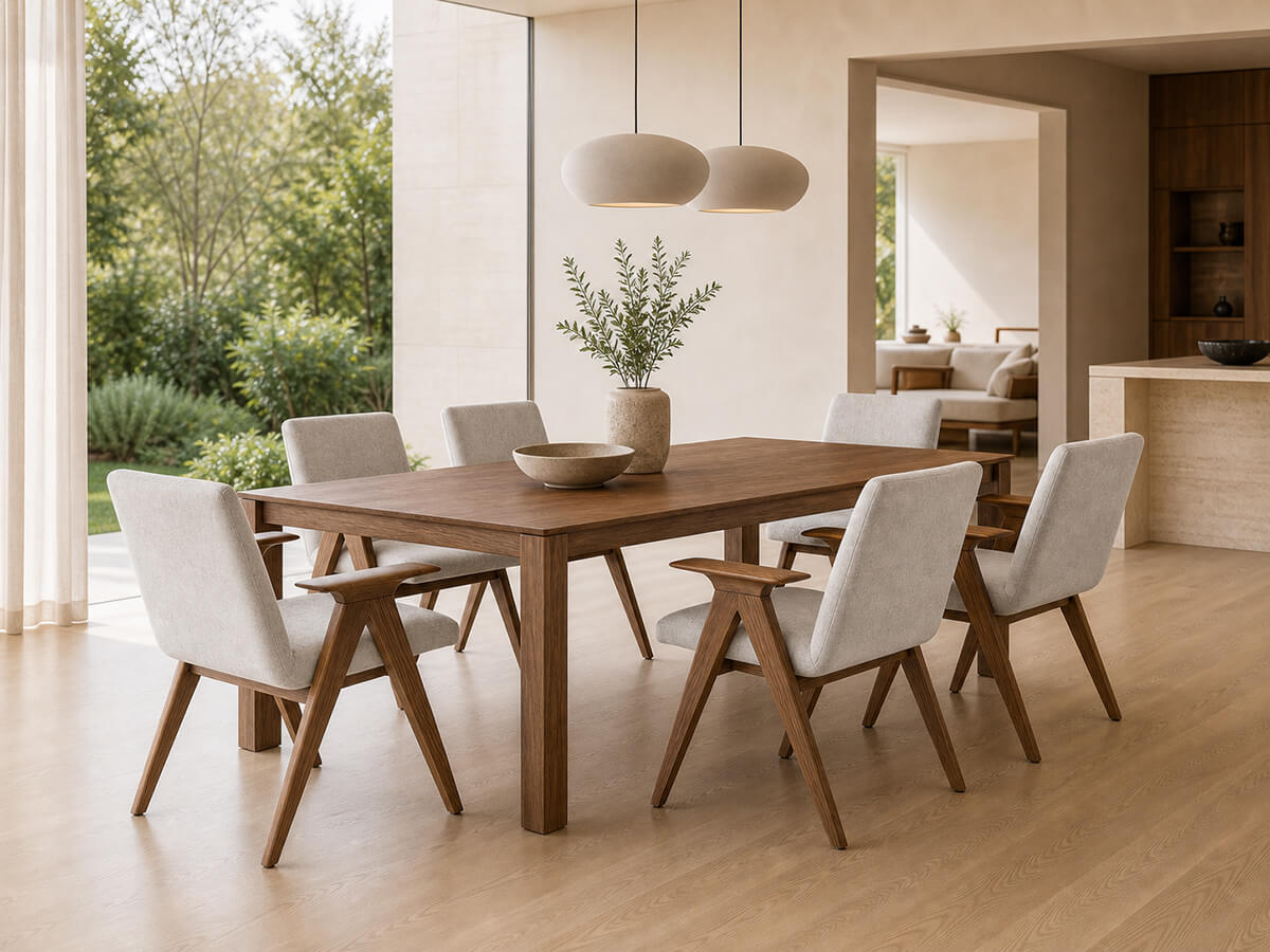 Libera armchair replica used as dining armchairs