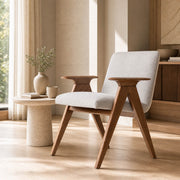 Libera armchair replica in modern Scandinavian living room