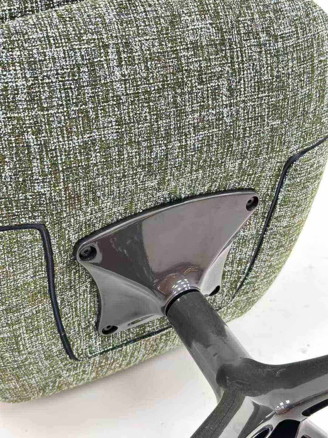 Luno dining chair swivel base and frame detail