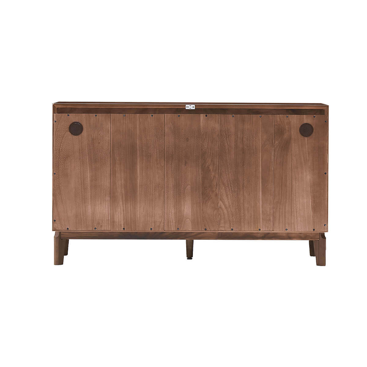 Marcks solid walnut chest of drawers rear view