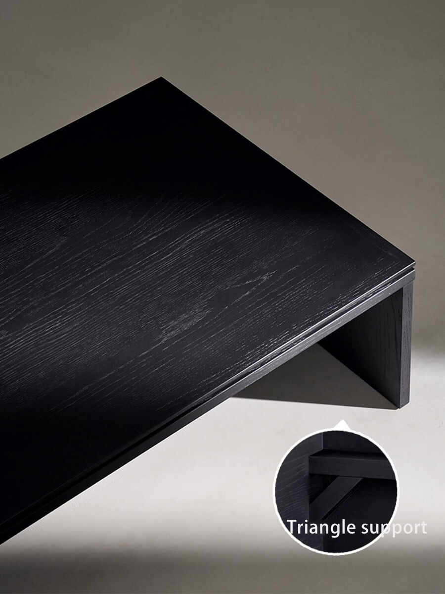 Structural Support Detail of Mega Black Coffee Table