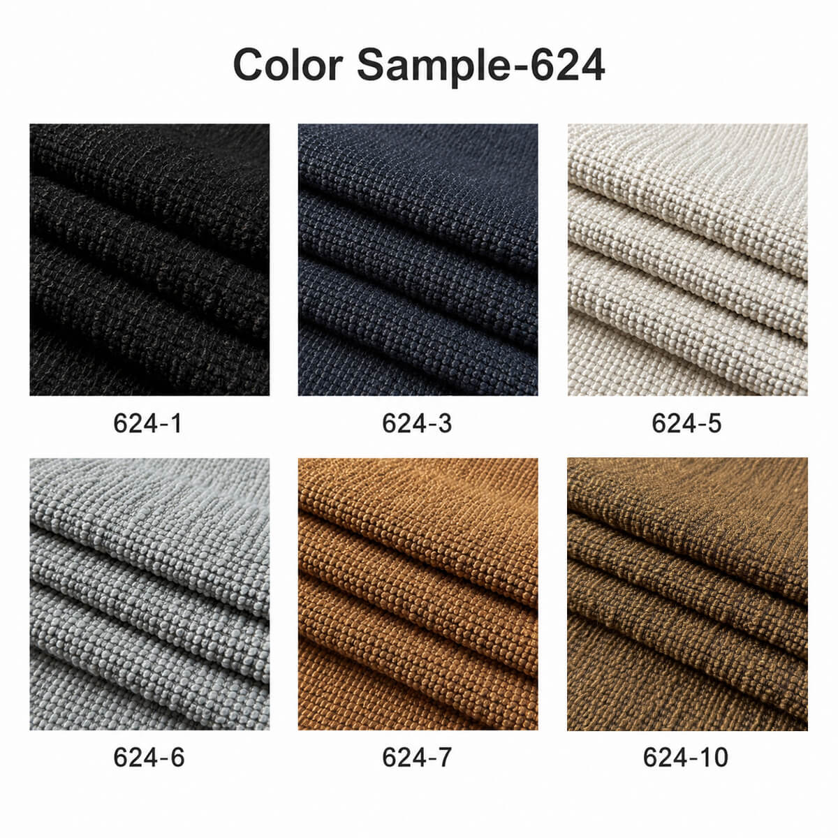 Miro upholstered bed frame 624 fabric colour samples