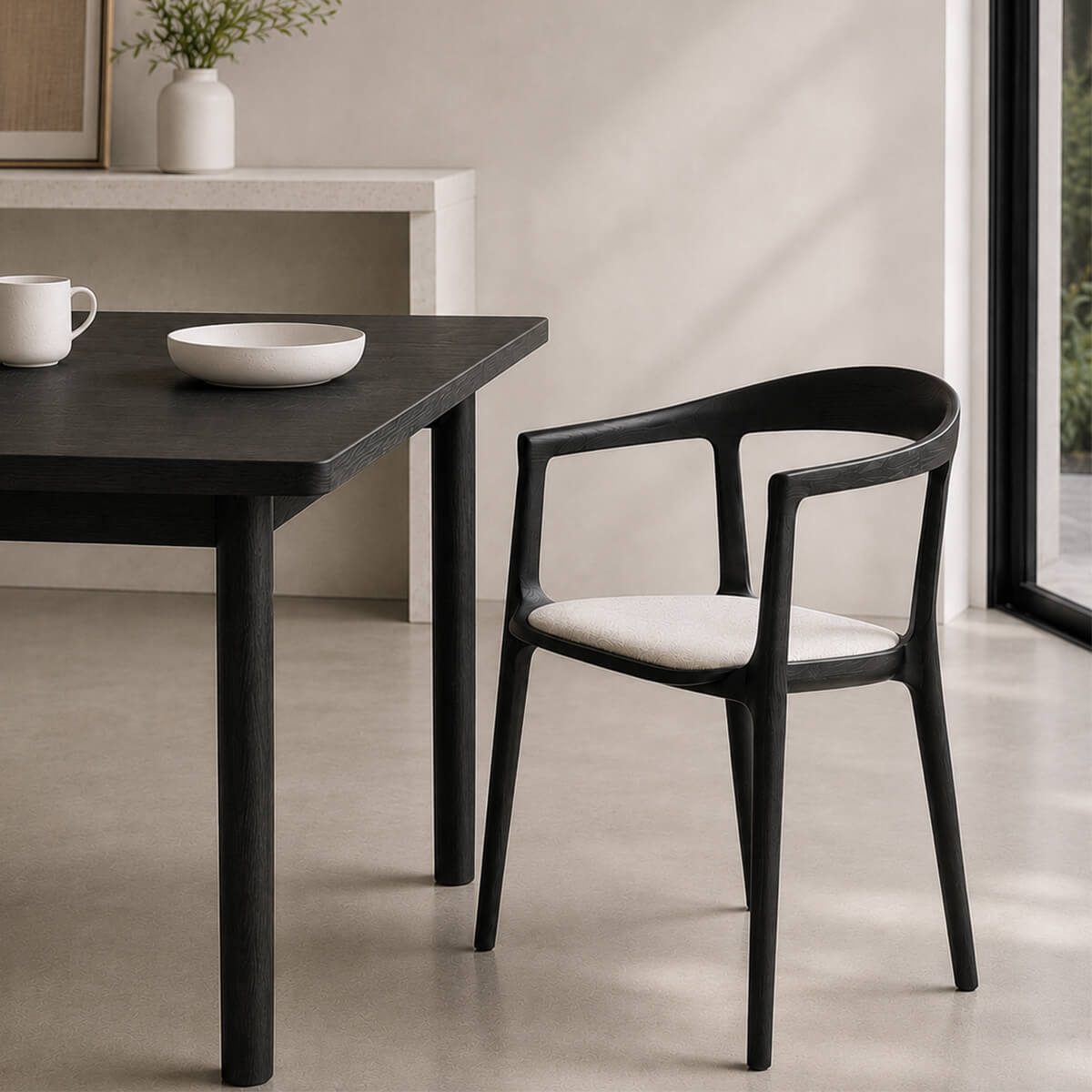 Miya Solid Ash Dining Chair