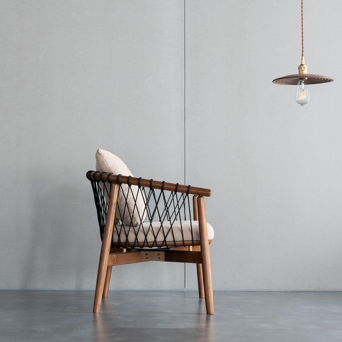 Kniss Woven Armchair