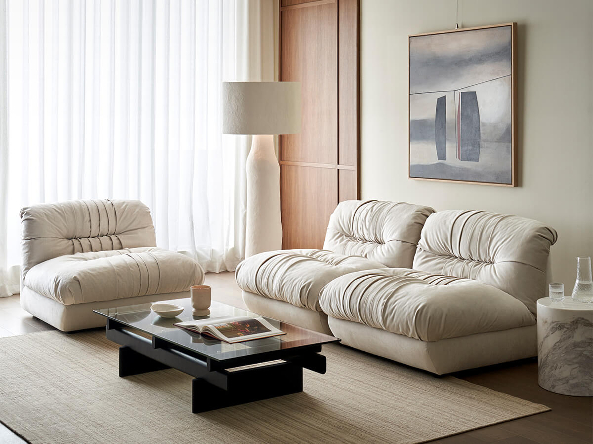 Nest Lounge Chair paired with matching lounge seating