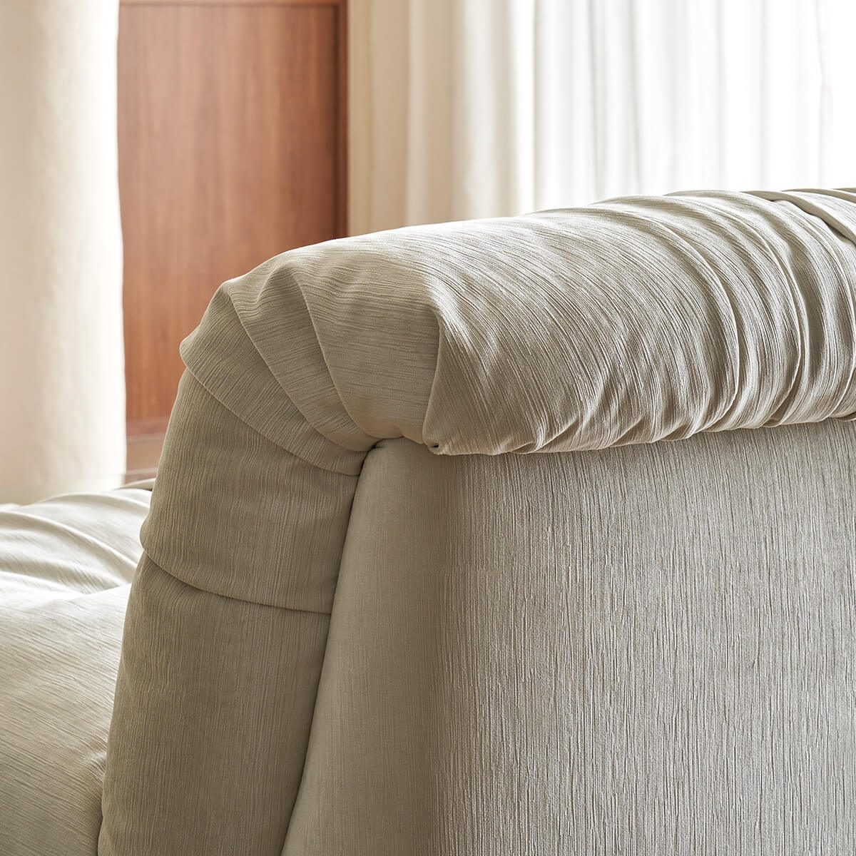 Nest Lounge Chair side backrest detail