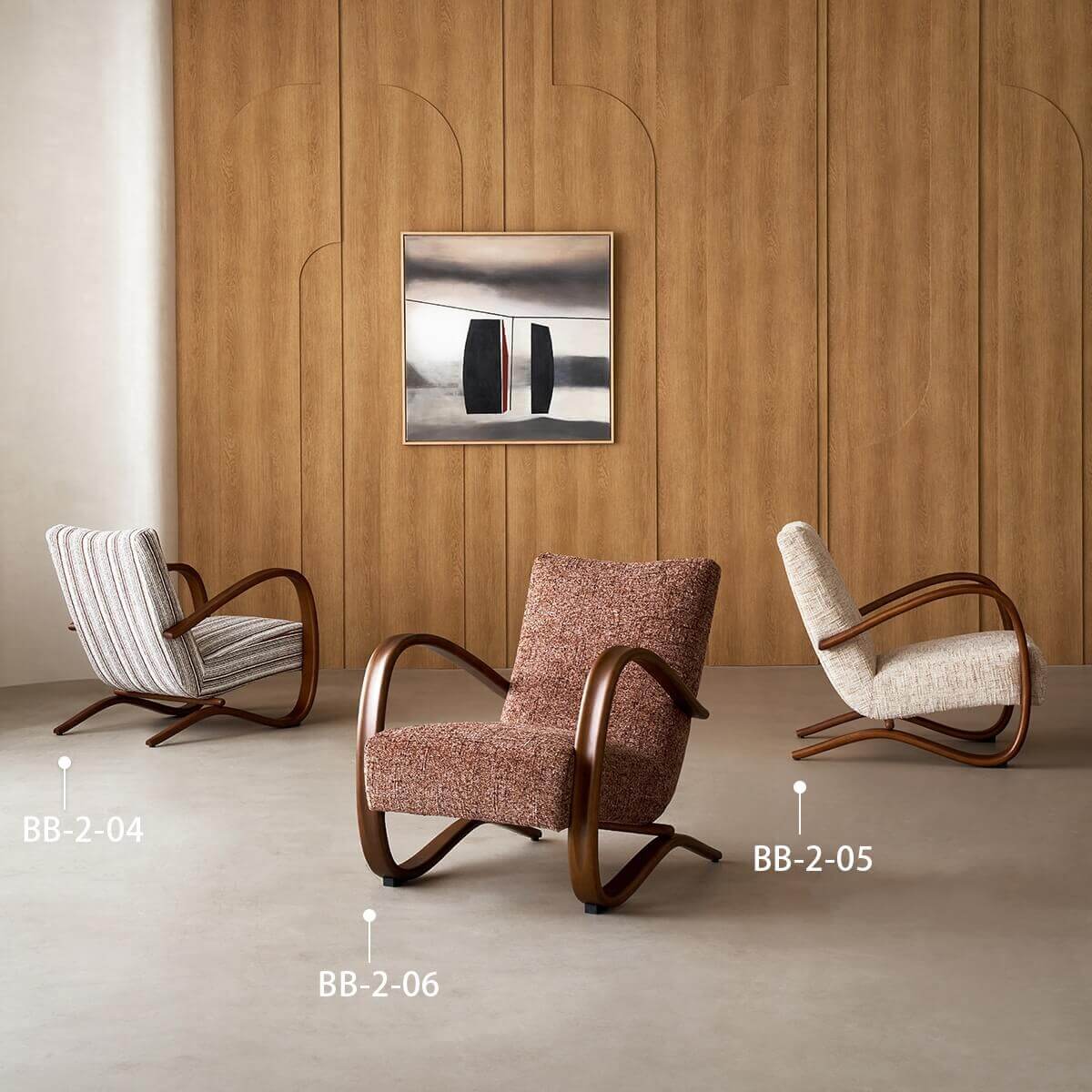 Colour options available for Neva armchair