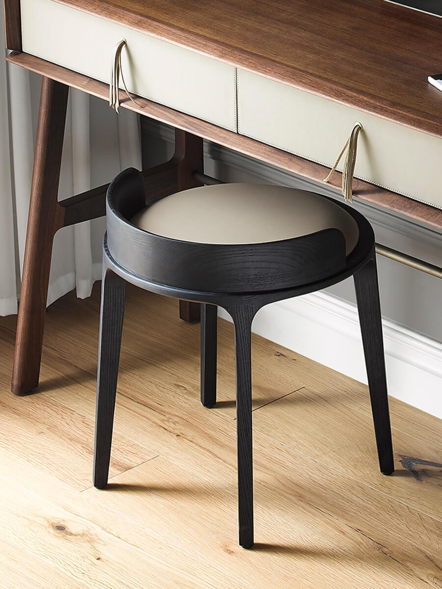 Nora Walnut Stool