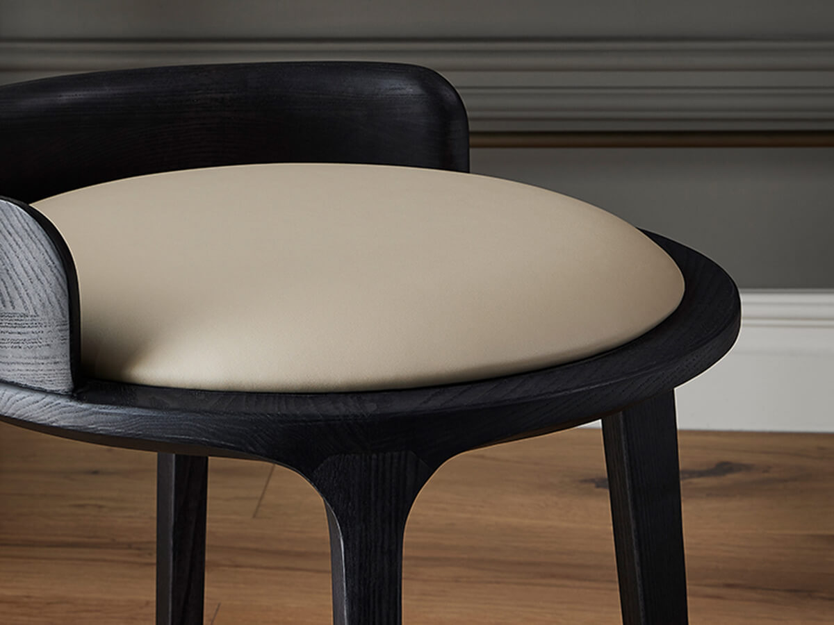 Nora Walnut Stool