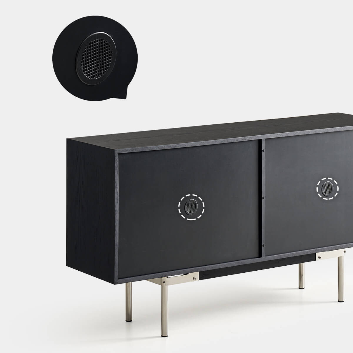 Rear construction of Orven 6 drawer chest of drawers