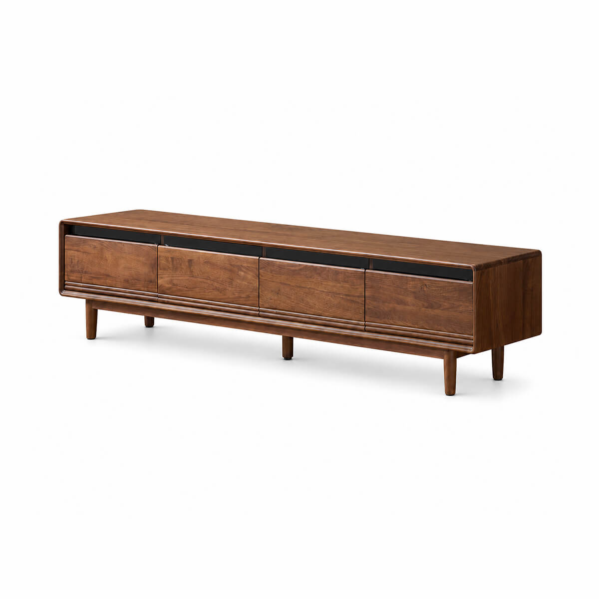 Rowan Solid Walnut TV Unit front view