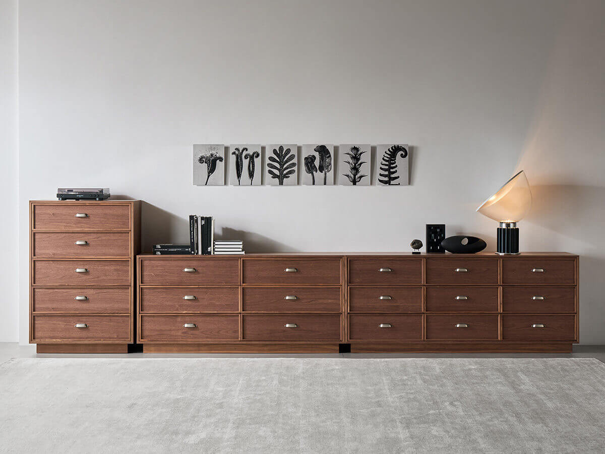Sala Walnut Chest of Drawers available in 5, 6 and 9 drawer options