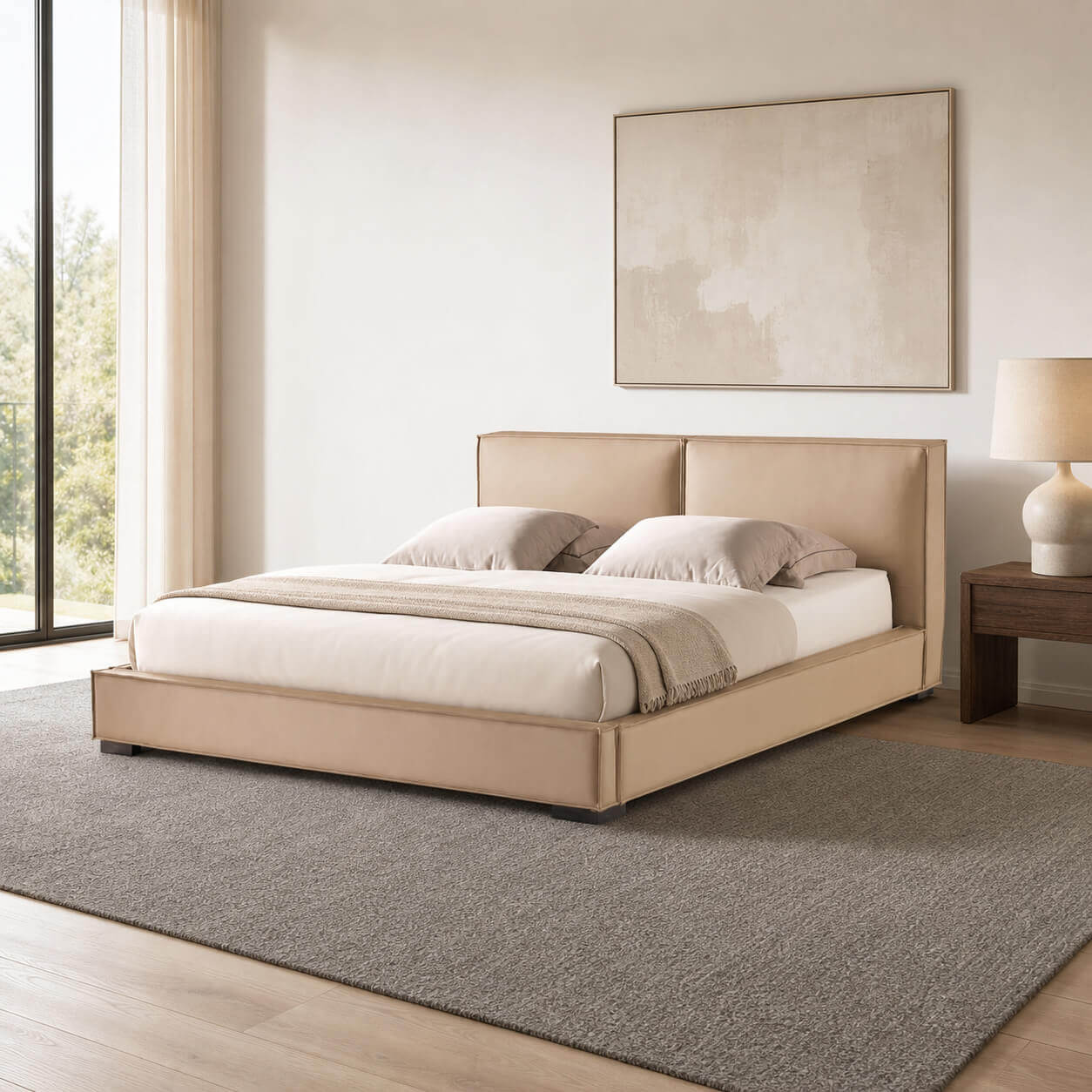 Serenity Leather Bed Frame