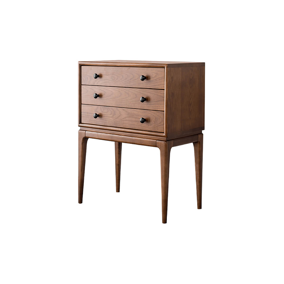 Stockholm Solid Timber Chest of Drawers angled view