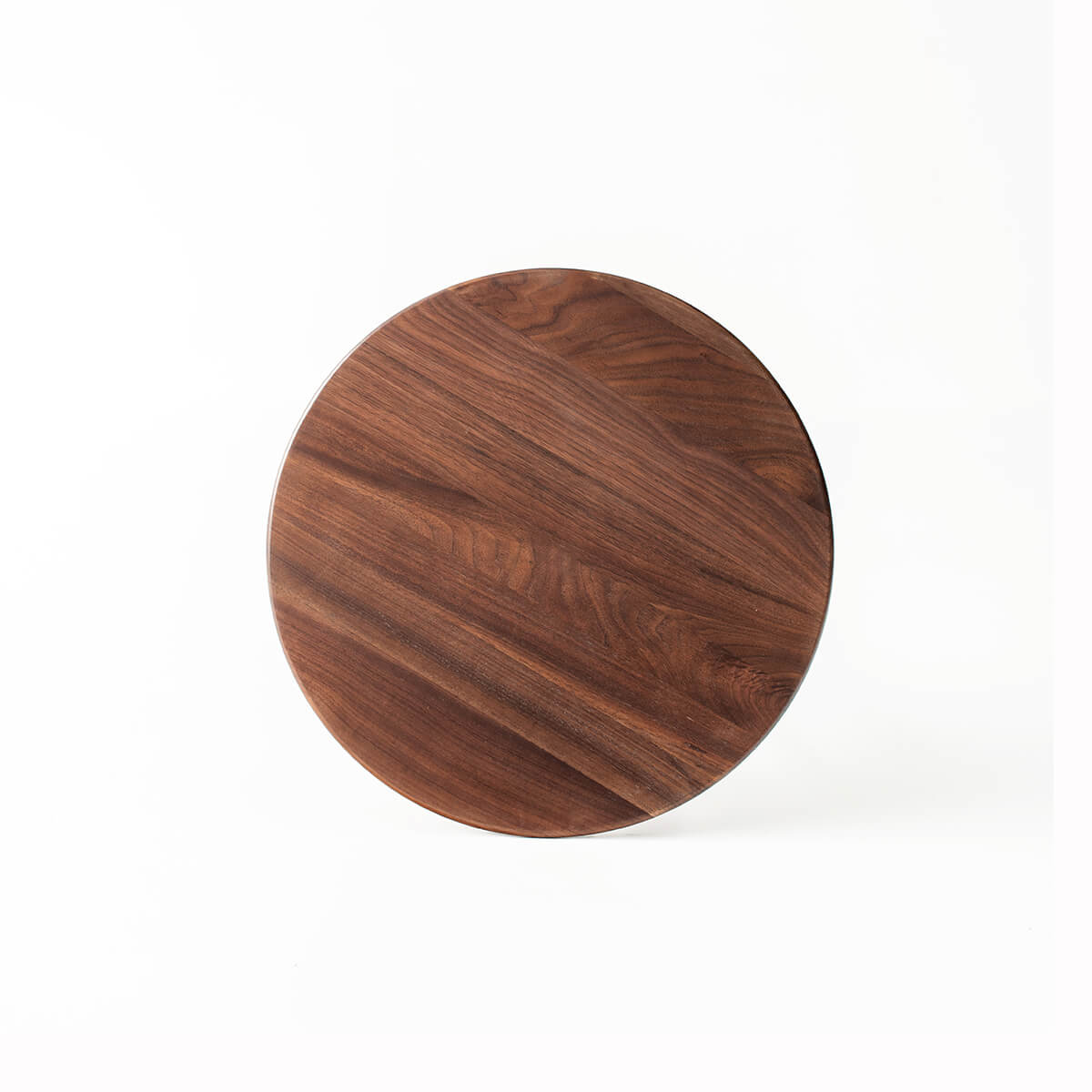 Close-up of the solid American ash tabletop on the Tobias side table