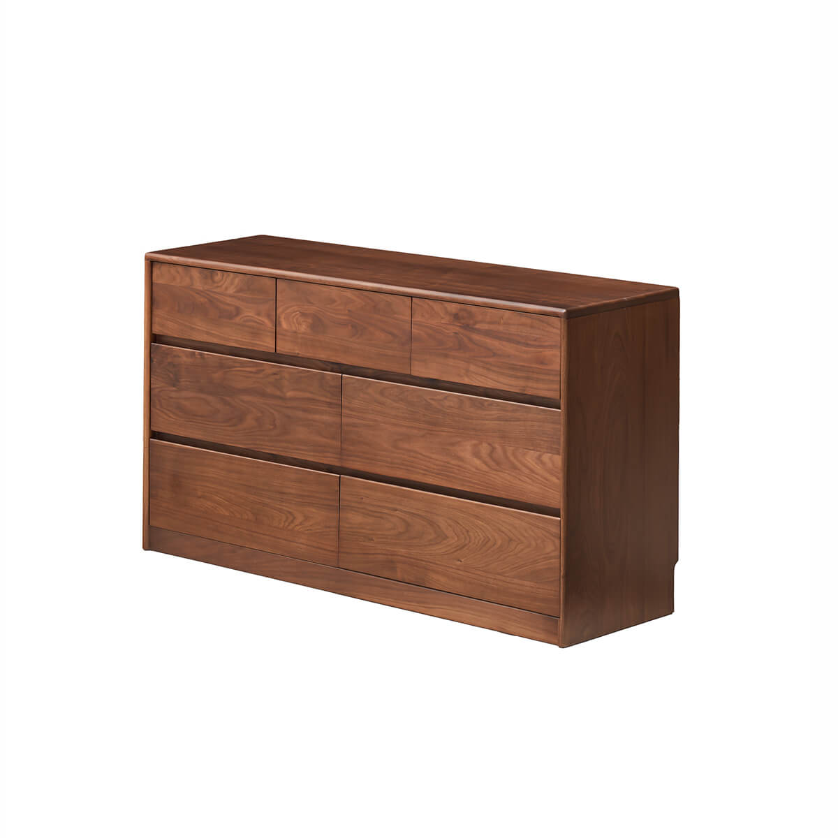 Tura Solid Walnut Chest of 7 Drawers