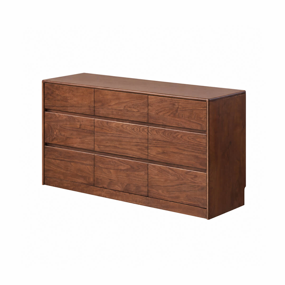 Tura Solid Walnut Chest of 9 Drawers