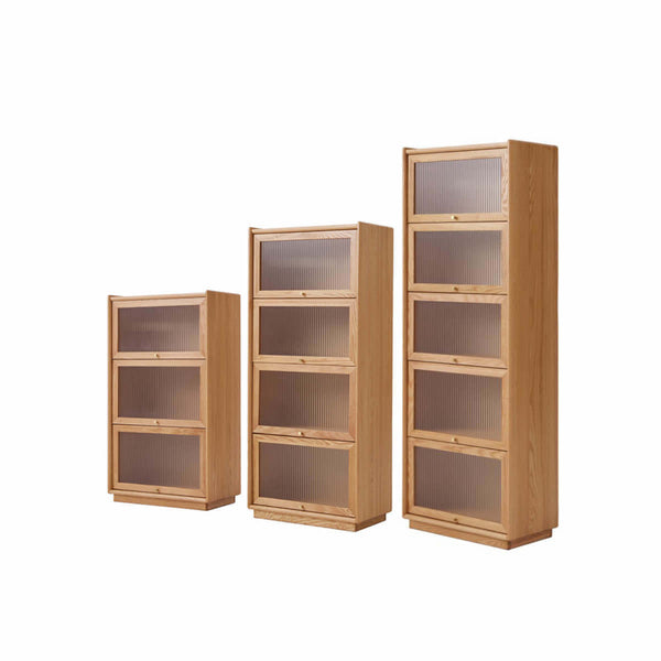YSU-Winston Solid Oak Cabinet with Glass Door