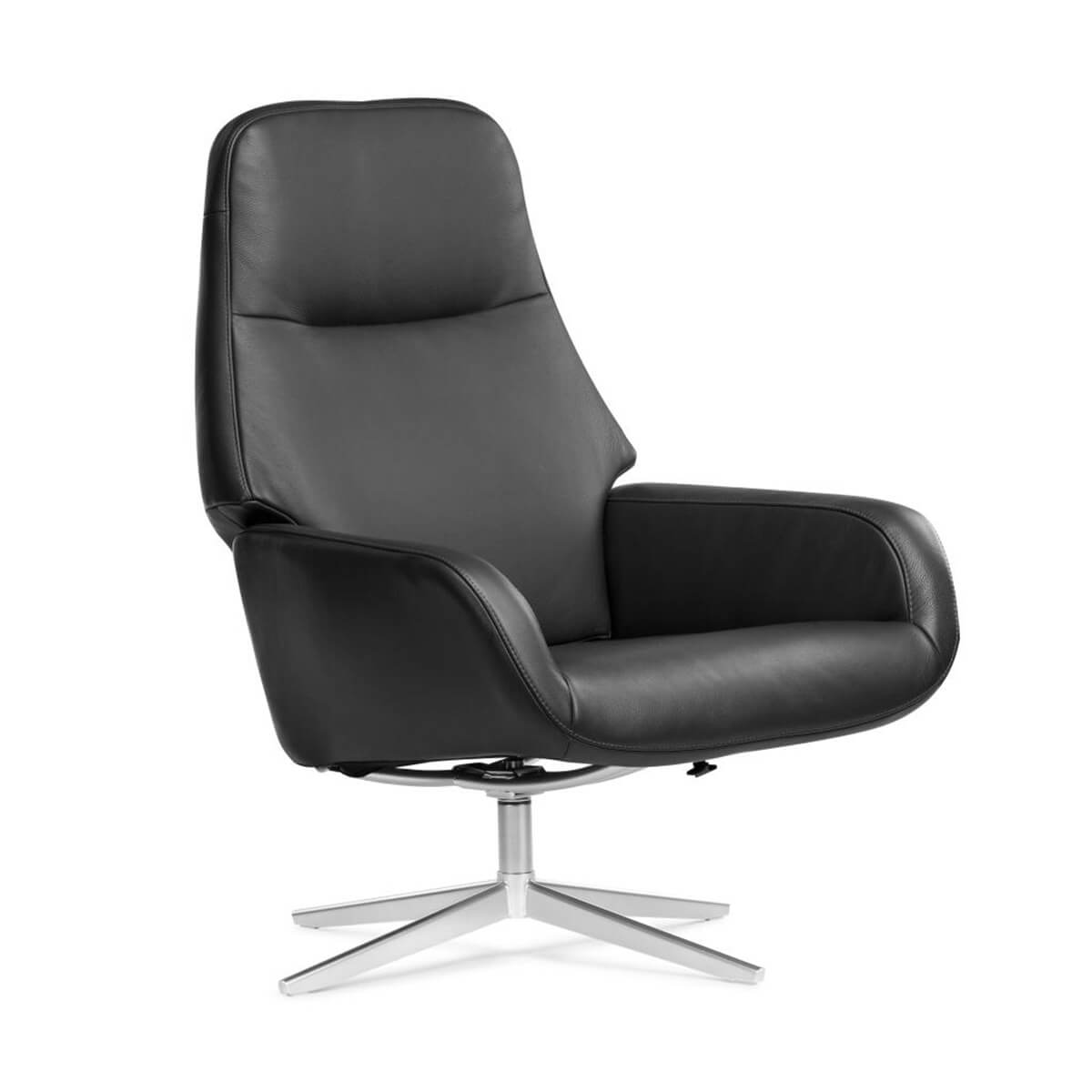 KEBE Camillo Swivel Recliner Chair and Stool