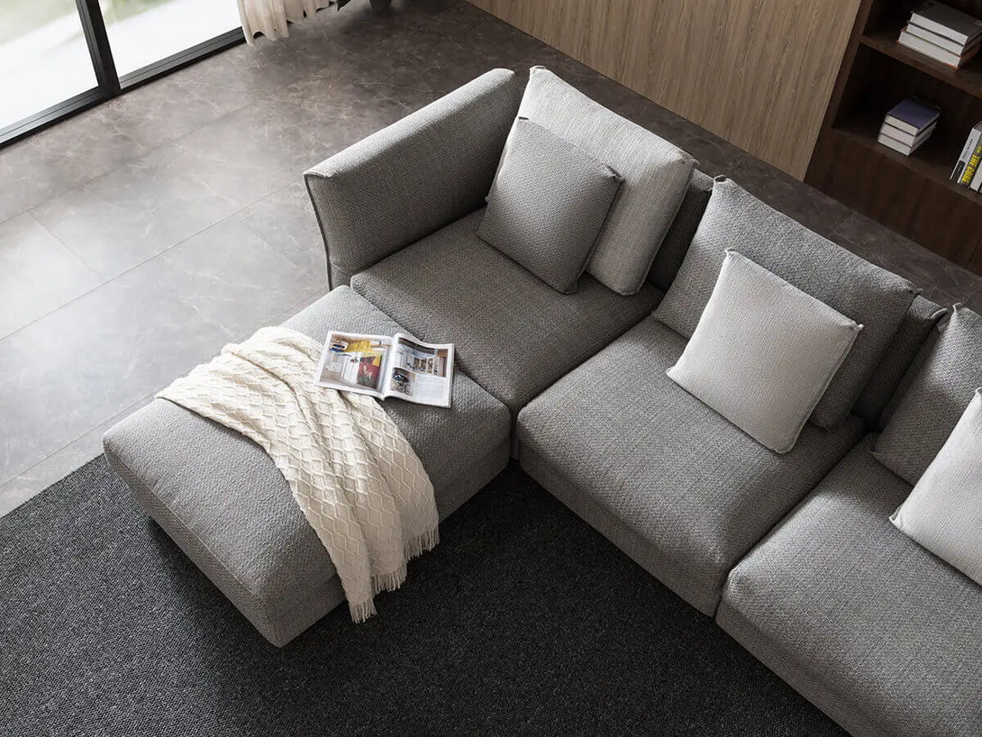 Denver Fabric Sofa with Chaise Z-furnishing