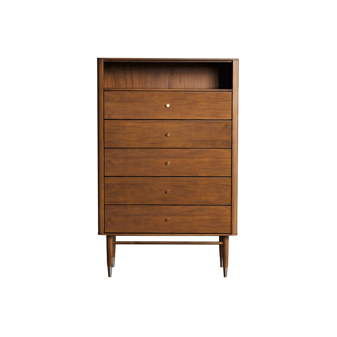Gentle Solid Wood Chest of 5 Drawers Z-furnishing