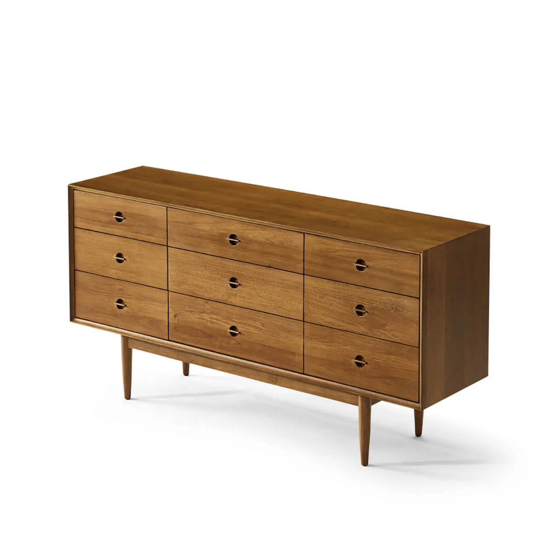 Gentle Solid Wood Chest of 9 Drawers Z-furnishing