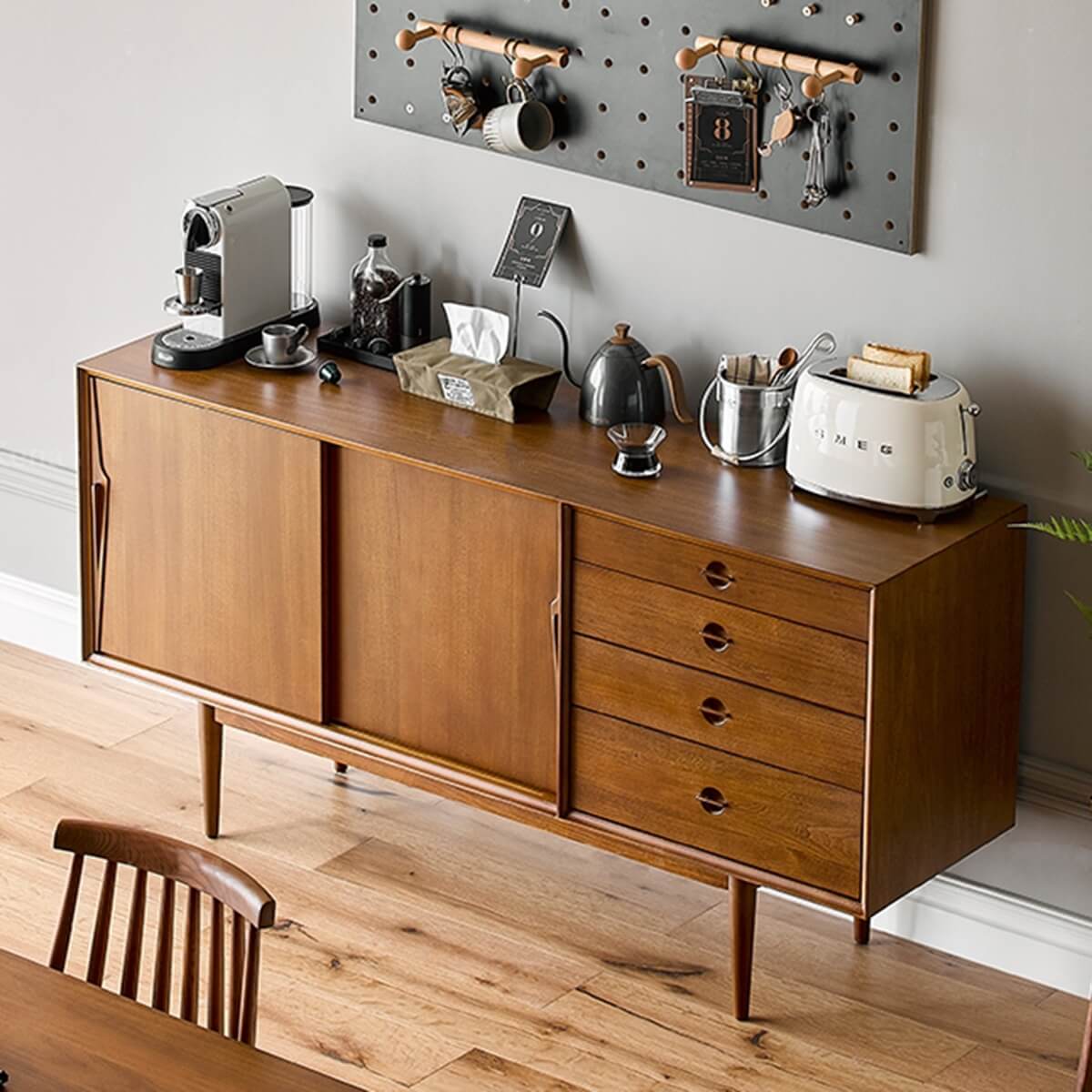 Gentle Solid Wood Sideboard Z-furnishing