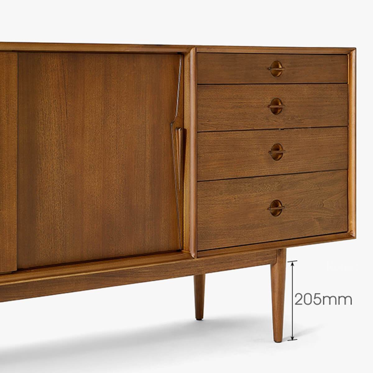 Gentle Solid Wood Sideboard Z-furnishing