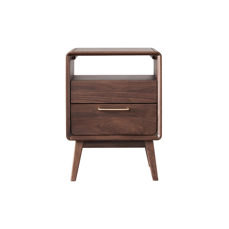 YSU-Luxemburg Solid Walnut Bedside Table